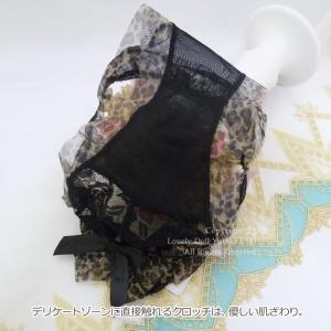 Oバック ショーツ シースルー 透け感 レディ...の詳細画像5