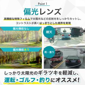 サングラス メンズ 偏光 調光 スポーツ ゴル...の詳細画像5