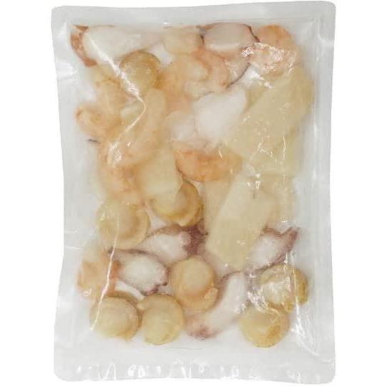 冷凍 惣菜 無添加 札幌中一 シーフードミックス4種 200g　北海道産