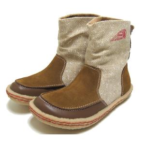 INDIAN ショート〜ミドル丈ブーツ ID-1244B- BROWN/L.BEIGE【インディアン ID1244Bブラウン/ライトベージュ】レディース＆メンズセール