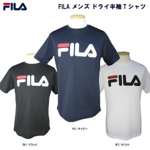 フィラ FILA メンズ ドライメッシュ グラフィック半袖Tシャツ 410-908 メール便可｜e-sport