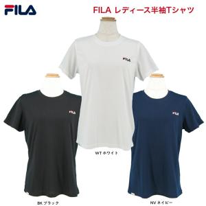 フィラ FILA レディース ワンポイントロゴ刺繍 半袖 T 412-924｜e-sport