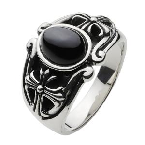 WEIRDO サイズ23,25,27号 ウィアード CROSS RING SILVER925 アイアン