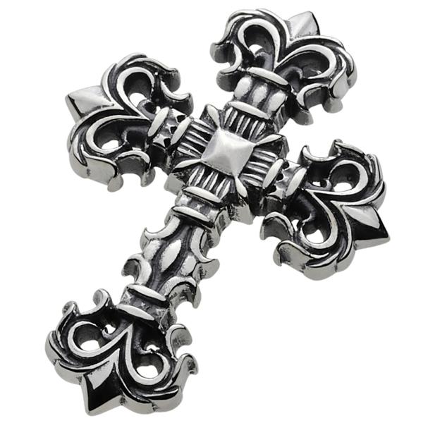 シルバーペンダント メンズ クロス ハード ゴシック 十字架 大ぶり 大きめ シルバー925 ペンダ...