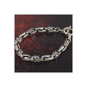 ブレスレット メンズ シルバー925 silver925 フローラル シルバーブレスレット シルバーアクセサリー fb0162｜e-standard