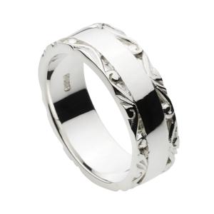 シルバーリング 指輪 メンズ アラベスク 唐草...の詳細画像2