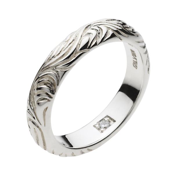 ジルコニア シルバーリング 指輪 メンズ アラベスク 唐草 シルバー925 リング メンズ おしゃれ...
