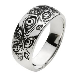 シルバーリング 指輪 メンズ マリファナ ヘンプ 麻の葉 ラスタライオン