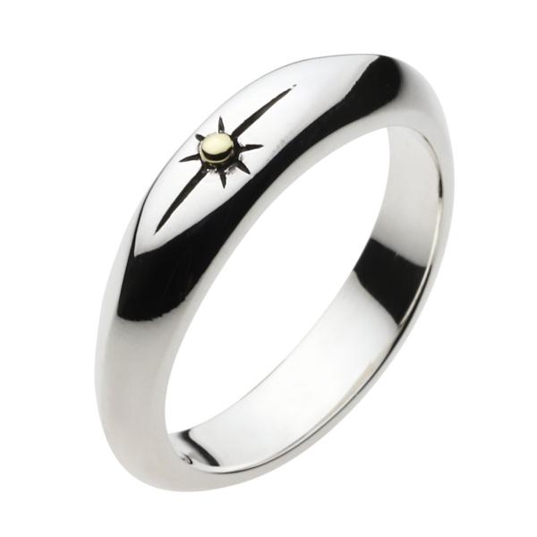 シルバーリング 指輪 メンズ ネイティブ サン 太陽 シンプル インディアンジュエリー 真鍮 シルバ...