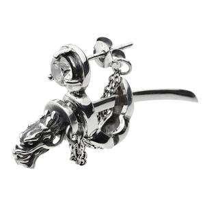 未使用品　GIGOR ピアス GIGOR ジゴロウ グローション スタッド シルバー ピアス 1P 片耳