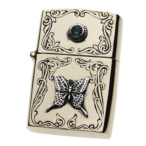 真鍮オイルライター バタフライ ミスティッククォーツ ZIPPO ジッポ ブラス アクセサリー s0024｜e-standard