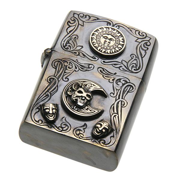 真鍮オイルライター マスカレード ZIPPO ジッポ ブラス アクセサリー s0031