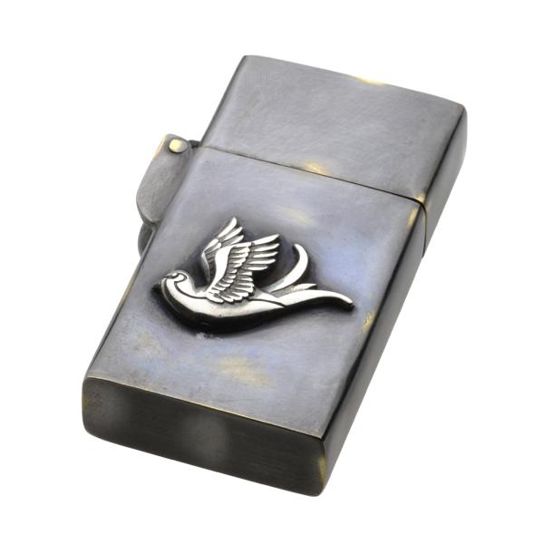 真鍮オイルライター スワロー ZIPPO ジッポ ブラス アクセサリー s0074