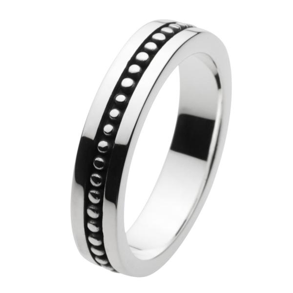 シルバーリング 指輪 メンズ ボール ライン シンプル 細い 細身 シルバー925 リング メンズ ...