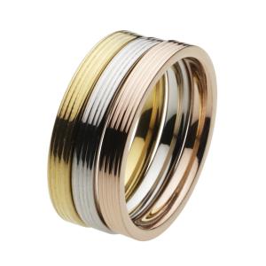 限定1点】 トレソロ K18 イエロー・ホワイトゴールド リング カナダ製