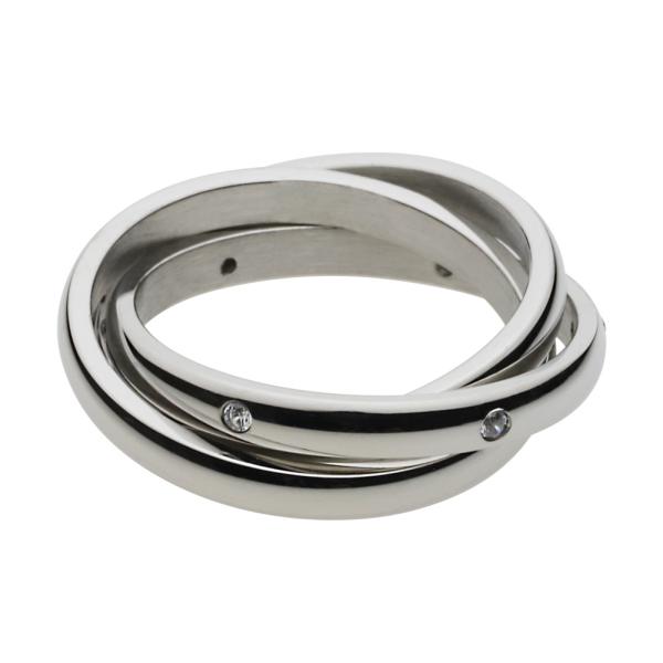 ステンレスリング 指輪 メンズ トリニティ ステンレス リング メンズ ステンレスアクセサリー fr...