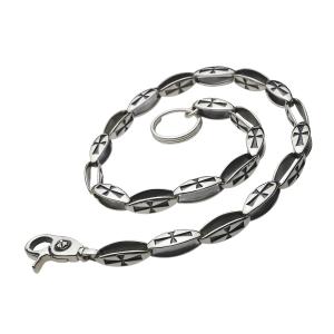 シルバードロップハンドル シルバー925 アラベスク ウォレットチェーン