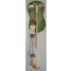 ペットグッズ キャット トーエートレーディング EARTHY PAWZ キャットストリングトーイ ウッドボーン  汚れがある場合がございます