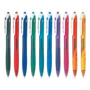 パイロット スーパーグリップG ノック式 0.7mm 細字 赤 BSGK-10F-RR