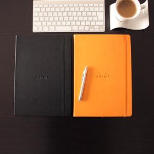 ロディア RHODIA / ウェブノートブック A4サイズ (オレンジ・ドット)(cf118868)...