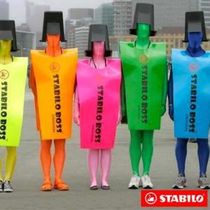 スタビロ STABILO BIG BOSS BOX ビッグボス ボックス 蛍光ペン 4色セット 7004-3