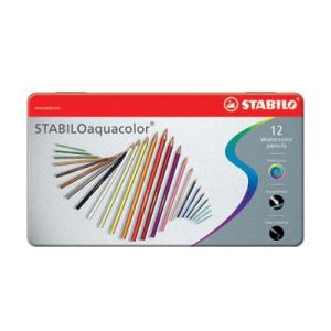 スタビロ STABILO アクアカラーセット aquacolor 軟質水彩色鉛筆 12色セット 1612-5
