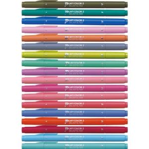 トンボ鉛筆 水性マーカー プレイカラー2 全36色（色番号43〜74）（WS-TP）【TOMBOW PLAY COLOR2 水性マーキングペン】