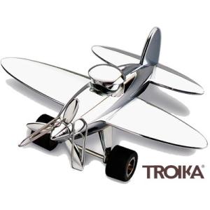 トロイカ TROIKA / ストップオーバー（飛行機型ペーパーウェイト、鉛筆＆クリップホルダー）（GAM12/CH）｜e-stationery-fujioka