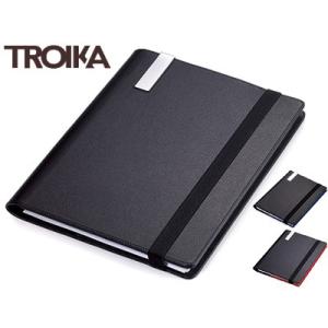 トロイカ TROIKA / レザー手帳カバー ノートカバー（A4サイズ）スタイラスボールペン付き（BOK2）｜e-stationery-fujioka