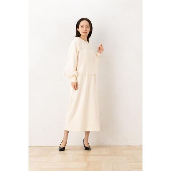 【Bou Jeloud】Bab ブージュルード ワンピース サイズＦ 長袖  スウェットワンピース ...