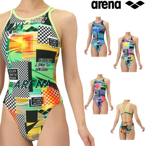 アリーナ ARENA 競泳水着 練習用水着 レディース トレーニングワンピース オープンバック タフ...
