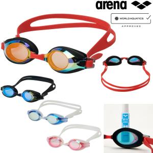アリーナ ARENA 水泳 ジュニアゴーグル トレンティ ミラーレンズ クッション付き WA承認モデル 競泳 AS5SGG70J FINA承認 開封後返品交換不可