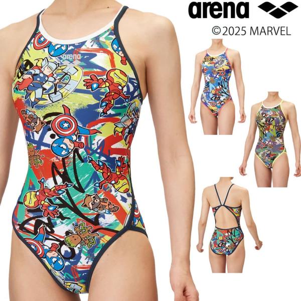 アリーナ ARENA 競泳水着 練習用水着 レディース トレーニングワンピース オープンバック MA...