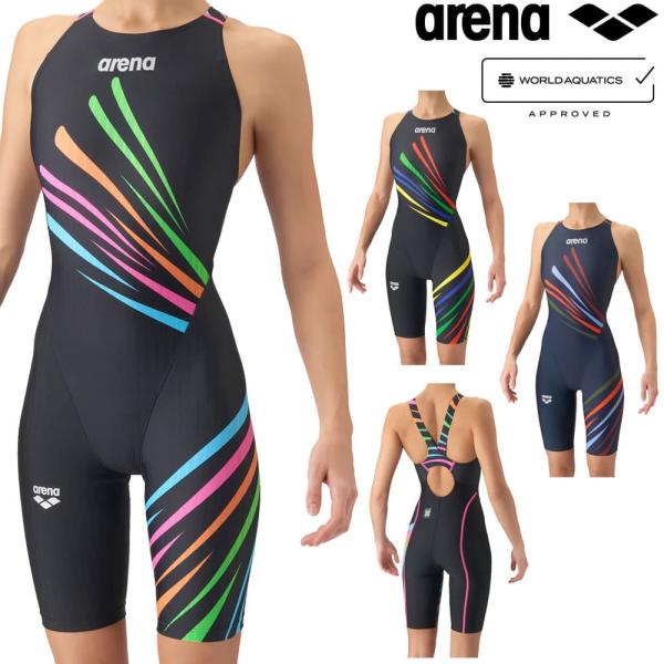 アリーナ ARENA 競泳水着 レディース WA承認 レーシングワンピーススパッツ オープンバック ...