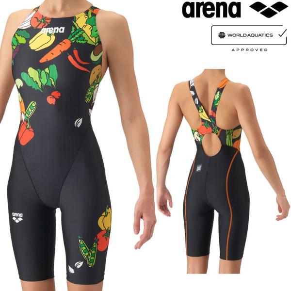 アリーナ ARENA 競泳水着 レディース WA承認 レーシングワンピーススパッツ オープンバック ...
