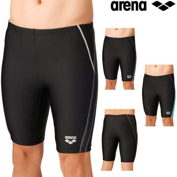 アリーナ ARENA フィットネス水着 メンズ フィットネススパッツ ハーフレッグ ダブルエステル ...