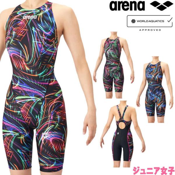 アリーナ ARENA 競泳水着 ジュニア女子 WA承認 AQUA RACING ECO AQUA S...