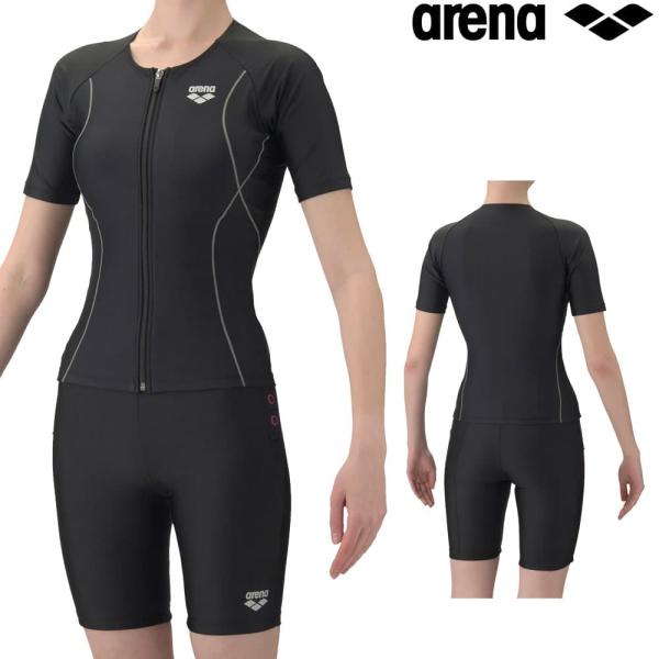 アリーナ ARENA フィットネス水着 レディース すらっとセパ ダブルエステル フィットネスセパレ...
