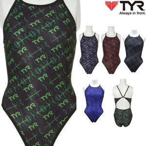 ティア TYR トレーニング水着 レディース ハイカット フレックスバック 練習用水着 水泳 FVICT522｜ヒカリスポーツ NEXT Yahoo!店