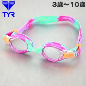 ティア TYR スイムゴーグル 水泳ゴーグル 子供用 KID'S SWIMPLE TIE DYE LGSWTD169｜e-stroke