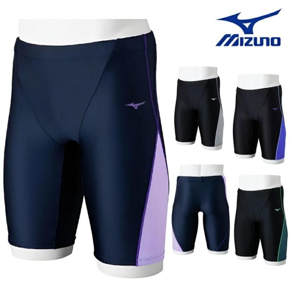 ミズノ MIZUNO フィットネス水着 メンズ StrokeONEハーフスパッツ 2025年春夏モデ...