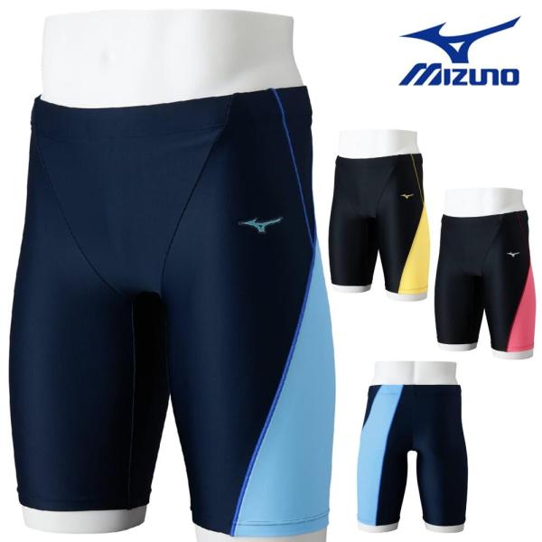 ミズノ MIZUNO フィットネス水着 メンズ StrokeONEハーフスパッツ 2026年春夏モデ...