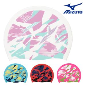 ミズノ MIZUNO 水泳 シリコーンキャップ スイムキャップ 水泳小物 割れた破片 2026年春夏モデル N2JWD043