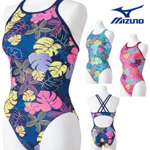 ミズノ MIZUNO 競泳水着 レディース 練習用 エクサースーツ ミディアムカット EXER SUITS U-Fit AYA COLLECTION 寺川綾 競泳練習水着 2024年春夏モデル｜e-stroke