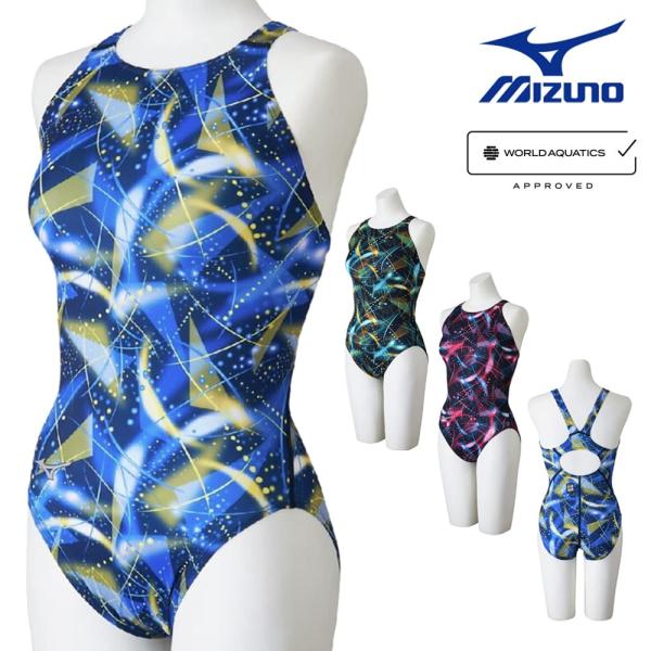 ミズノ MIZUNO 競泳水着 レディース WA承認モデル ST Graphic ローカット 202...