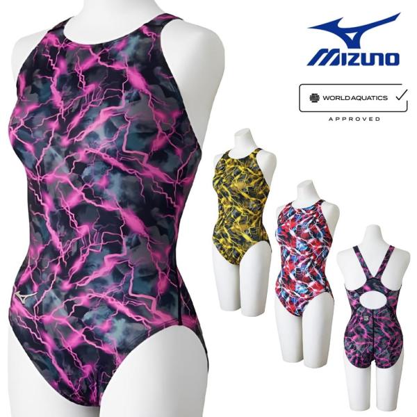 ミズノ MIZUNO 競泳水着 レディース WA承認モデル ST Graphic ローカット 202...