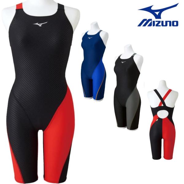 ミズノ MIZUNO 競泳水着 レディース 練習用 ハーフスーツ EXER SUITS U-Fit ...