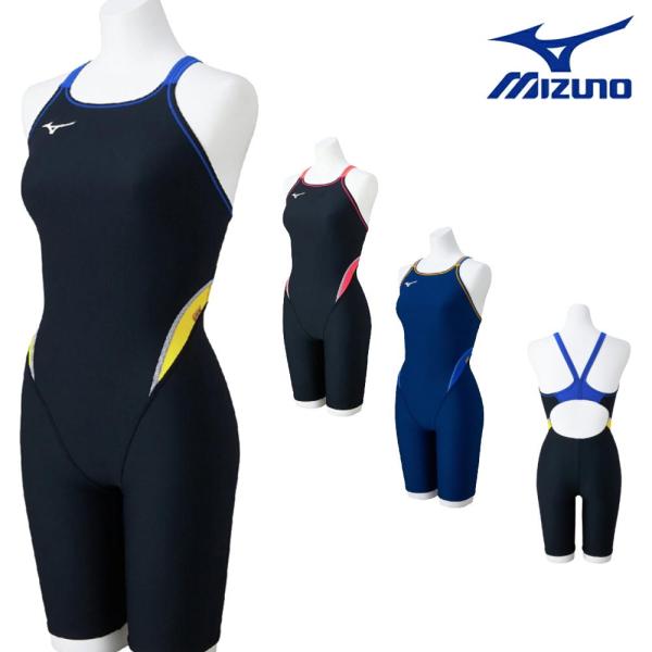 ミズノ MIZUNO 競泳水着 練習用水着 レディース エクサースーツ ハーフスーツ オールインワン...