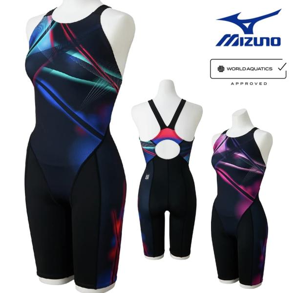 ミズノ MIZUNO 競泳水着 レディース WA承認モデル ST Graphic ハーフスーツ マス...