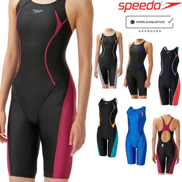 スピード SPEEDO 競泳水着 レディース WORLD AQUATICS承認 セミオープンバックニ...